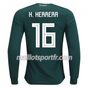 Maillot de Foot Mexique H.Herrera 16 Domicile Coupe du monde 2018 ML